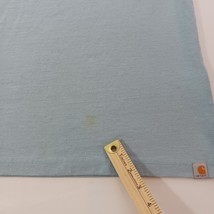 Carhartt TK5883-M Relaxed Fit Heavyweight Men's Blue Long Sleeve T-Shirt Size M image 4