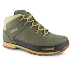 Timberland Men&#39;s Euro Sprint Leather Olive Black Hiker Boots A1NHJ New W... - £147.42 GBP