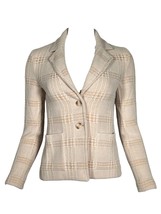 Amina Rubinacci women plaid jacket in Beige - size IT44 - £298.97 GBP