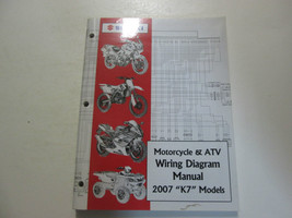 2007 Suzuki Motorcycle & ATV Wiring Diagram Manual Models K7 FACTORY OEM BOOK 07 - $12.95