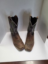 Ariat cowboy boots men size 12 square toes - £28.86 GBP