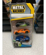 Zuru Metal Machines Die Cast Cars 1:64  3 Pack Nitro Kinetic Bonfire RR32  - £6.62 GBP