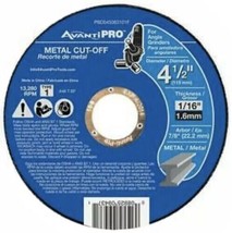Avanti Pro Thin Kerf Metal Cut Off Disc Angle Grinder Accessory 4-1/2 x 1/16 in - £4.44 GBP