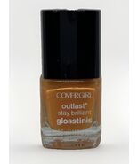 Covergirl Outlast Stay Brilliant Nail Polish Glosstinis 520 Orange Oasis - $7.91
