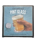 The Original Fun Work Shop Collapsible Beer Plastic Pint Glass 12 oz New - £6.05 GBP