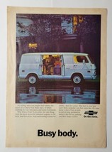 1969 Chevrolet Chevy Van Busy Body Magazine Ad - $14.84