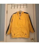 Vtg 80s 90s Jacket SMALL Sailing Boating Preppy Yacht  Yellow Navy Color... - £18.64 GBP