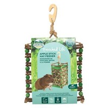 Oxbow Animal Health Enriched Life Apple Stick Hay Feeder Small Animal Toy Brown/ - £16.68 GBP