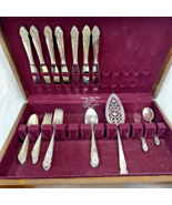 Oneida Flatware Prestige 38 Piece Silverware Knife Spoon Fork in Case Vi... - £30.05 GBP