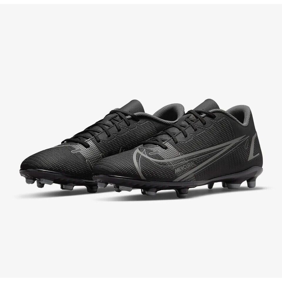 Primary image for Nike Vapor 14 Club FG MG Mens Soccer Cleats Black Grey CU5692-004 Size 7.5