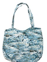 Custom Handmade Vintage Purse Fashion Shoulder Bag OCEAN WAVES FISH - £23.38 GBP