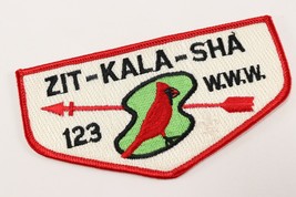 Vtg Zit-Kala-Sha Lodge 123 OA Order Arrow WWW Boy Scouts of America Flap... - $9.47