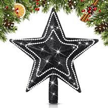 Hollowfly Mini Star Christmas Tree Topper Black Pearl 8 Inch Tree Top Decor - $61.01 MXN Hollowfly Mini Star Christmas Tree Topper Black Pearl 8 Inch Tree Top Decor - $61.01 MXN