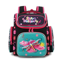 Newest 3D Cartoon Owl Kids School Bag for Girls Orthopedic Primary Schoolbag Fol - £55.34 GBP