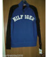 Tommy Hilfiger, Cormick Half Zip Sweatshirt, Blue w/Black Sleeves, Sz.M(US) - $44.99