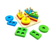 onyyeny Infant toys Delicate Wooden Sorting Stacking Toys for Toddlers and Kids - £13.58 GBP