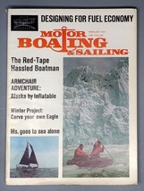Motor Boating and Sailing Magazine February 1974 Vintage Retro Advertising - $9.45