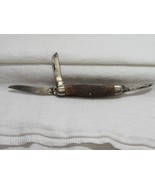 Vintage 3 Blade Camco Camillus 771 Brown Folding Pocket Knife - $27.06 CAD