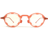 Vintage La Eyeworks Gafas Monturas REGUMBA 226M Mate Naranja Redondo 35-... - $60.41