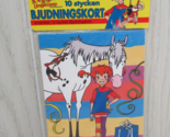 Pippi Longstocking 1997 party invitations 10 postcards German or Swedish... - $9.89