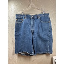 VTG Y2K Levi&#39;s 550 Jean Shorts Mens 3 Blue Relaxed Loose Fit Red Tab Den... - $32.95