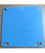 Carlon A400, 4&quot; Box, Blue Non-Metallic, 2-Gang, Electrical Blank Box Cov... - $2.73 CAD