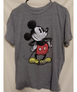 Disney&#39;s Mickey Mouse Grey T-Shirt  Chalk Drawn-Size Med 38/40 -Short Sl... - £5.95 GBP