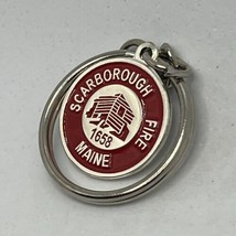 Scarborough Maine Fire Department Firefighter Rescue Enamel Keychain - £11.42 GBP