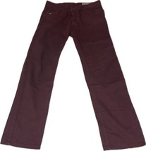 $195 Diesel Men’s Darron Regular Slim Tapered Jeans In Red Size 30 X L32 - £33.47 GBP