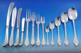 Trifid by Crichton English Sterling Silver Flatware Set Dinner 154 pieces - £14,352.45 GBP