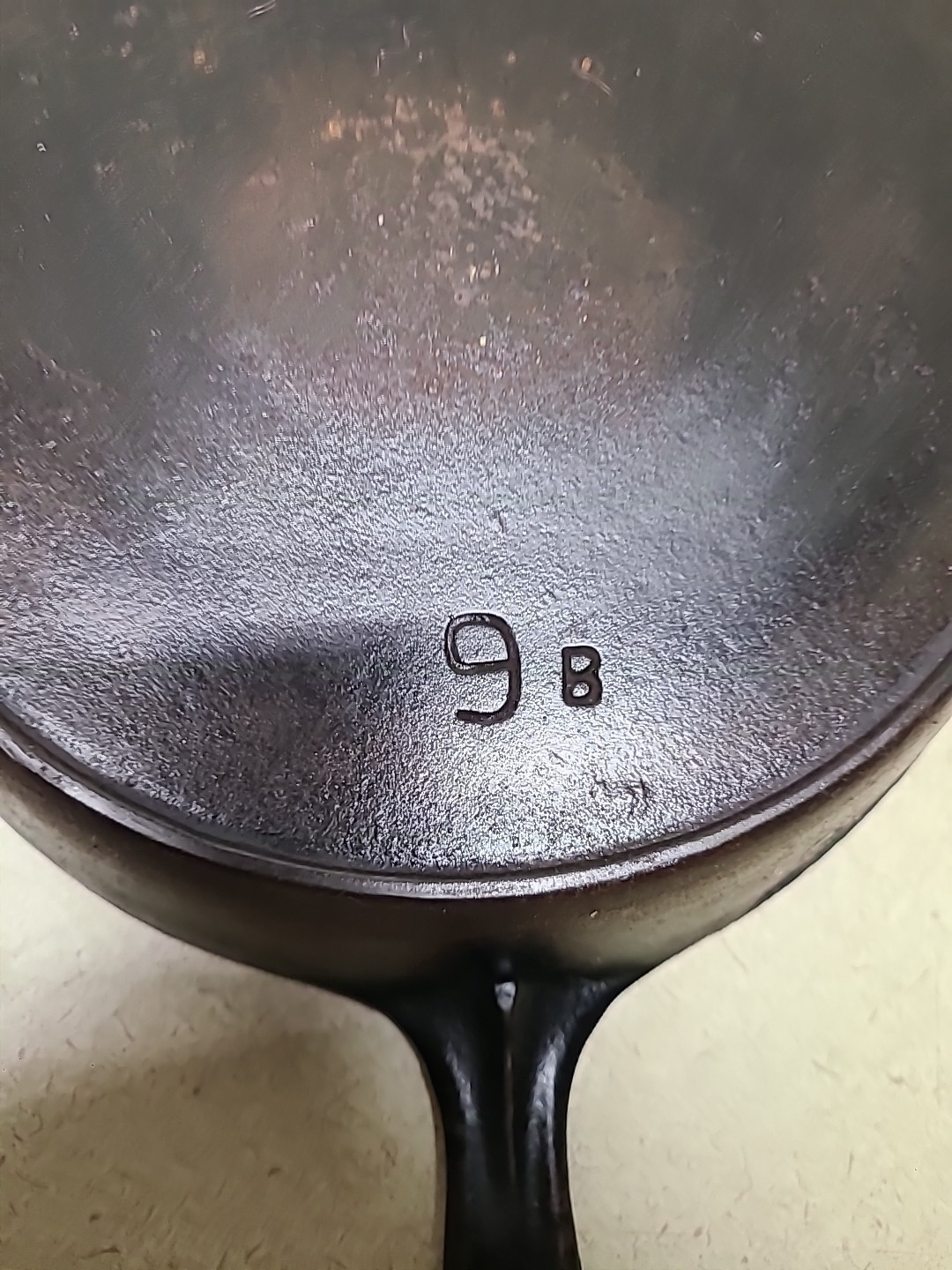 Vtg Favorite Piqua Ware Cast Iron 9b Skillet Pan Item image 7