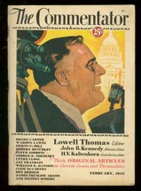 Commentator Magazine #1 1937-FDR-JOHN B KENNEDY-RARE Vg - £51.02 GBP