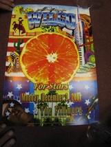 Wilco Poster For Stars Concert Monday December 3, 2001 The Fillmore-
sho... - $134.46