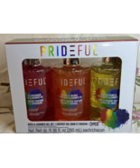 Prideful Bath &amp; Shower Gel Set-Bergamot Coriander Orange Mango Tahitian ... - €8,63 EUR