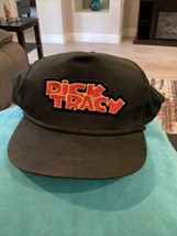 Vintage Dick Tracy Movie Patch Logo Snapback Hat 1990 - £15.59 GBP