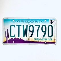 2020 United States Arizona Grand Canyon State Passenger License Plate CTW9790 - £13.15 GBP