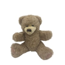 12.5 inch Tan Brown Plush Teddy Bear Stuffed Animal Fully Jointed - £8.75 GBP