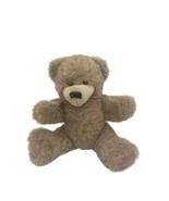 12.5 inch Tan Brown Plush Teddy Bear Stuffed Animal Fully Jointed - $11.08