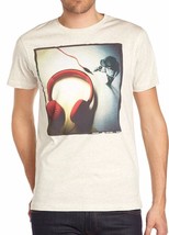 Bench Uomo Crema Urbanwear 2D 3D Musica Ispirato Cotone Morbido T-Shirt ... - $14.99