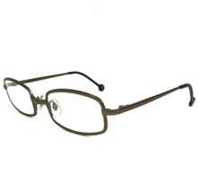 Vintage la Eyeworks Eyeglasses Frames TUNEUP 573 Brown Rectangular 50-20-125 - £47.73 GBP
