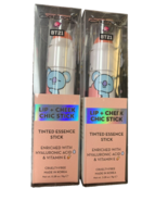 2PC The Creme Shop BT21 Lip + Cheek Chic Stick Tinted Essence - Rose &amp; D... - $11.76