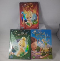 3 Tinker Bell DVDs Walt Disney TINKERBELL, The Great Fairy Rescue, Lost treasure - £7.63 GBP