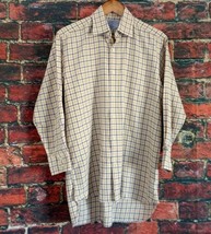 Charles Tyrwhitt Men Long Sleeve Shirt 15.5 Tattersall Plaid [SEE SLEEVE... - £15.59 GBP