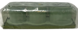 Ice Cube Box with Lid for Tumbler Cup 20-40 oz. Silicone Ice Molds 3 Sizes Green image 5
