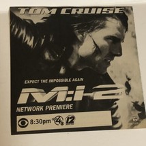 Mission Impossible 2 MI 2 Tv Guide Print Ad Tom Cruise TPA8 - £4.73 GBP