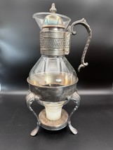 Vintage Silverplate Coffee Carafe with Candle Warmer - $526.72 MXN