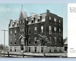 St Vincent Hospital Taylorville Illinois IL 1909 DB Postcard N11 - $4.90