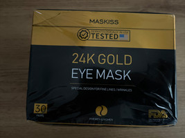 30-Pairs 24K Gold Under Eye Patches Maskiss NEW - £21.62 GBP