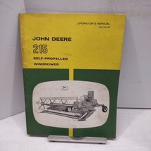 John Deere 215 Self-propelled Windrower Vintage Operators Manual OMH9113... - $12.86