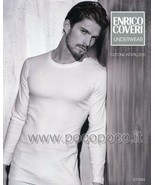 Ras Du Cou Homme Manches Longues Coton Interlock Enrico Coveri Art. ET1204 - $19.56 CAD
